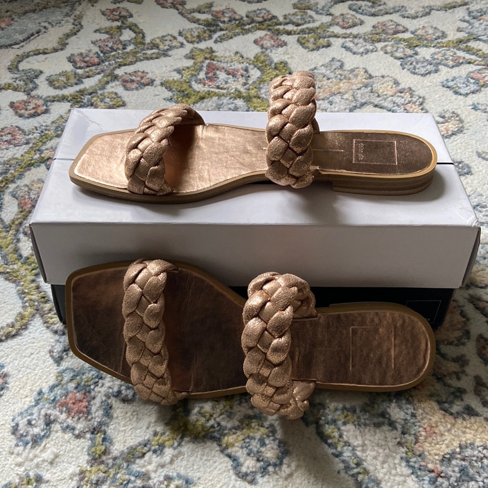 Dolce Vita Indy, Rose Gold Stella Suede, Size 9